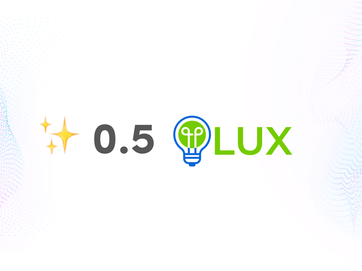 Lux 0.5 Release image