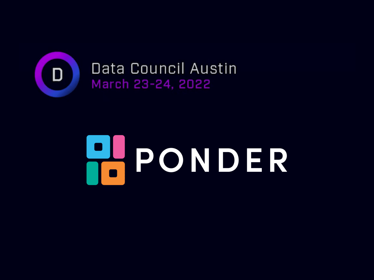Ponder at Data Council Austin image