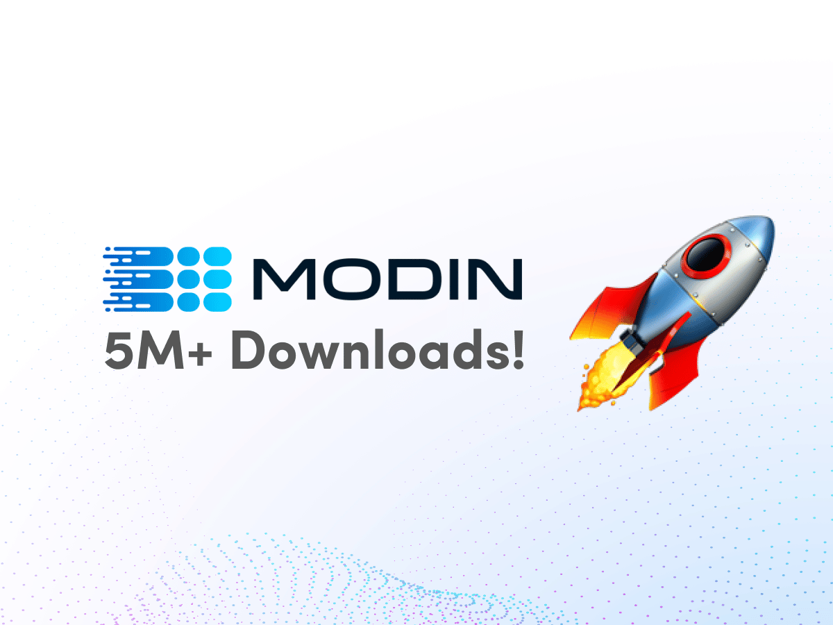 Modin hits 5 million downloads! image